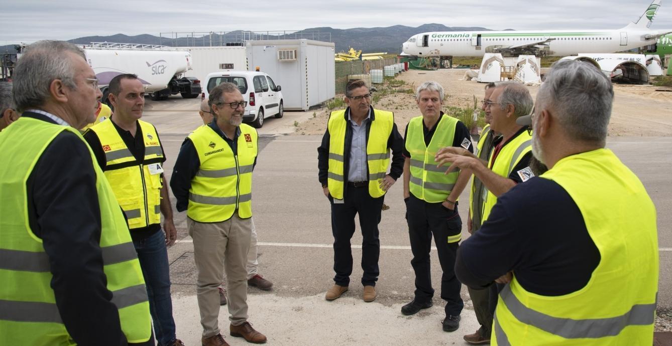 José Martí defensa la cessió a la Generalitat Valenciana dels terrenys annexos a l'Aeroport de Castelló per a crear un pol industrial aeronàutic i enfortir al sector turístic