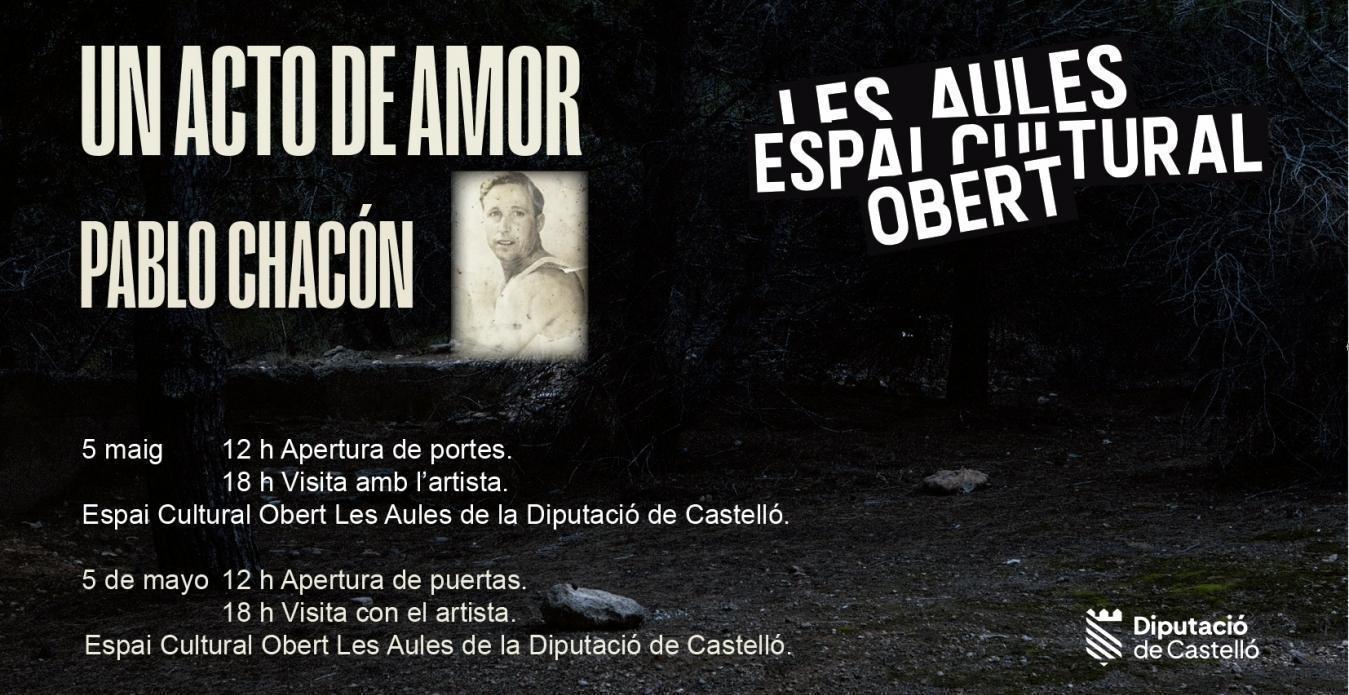 ECO Les Aules de la Diputació de Castelló acull l'exposició ‘Un acto de amor’, del fotògraf valencià Pablo Chacón