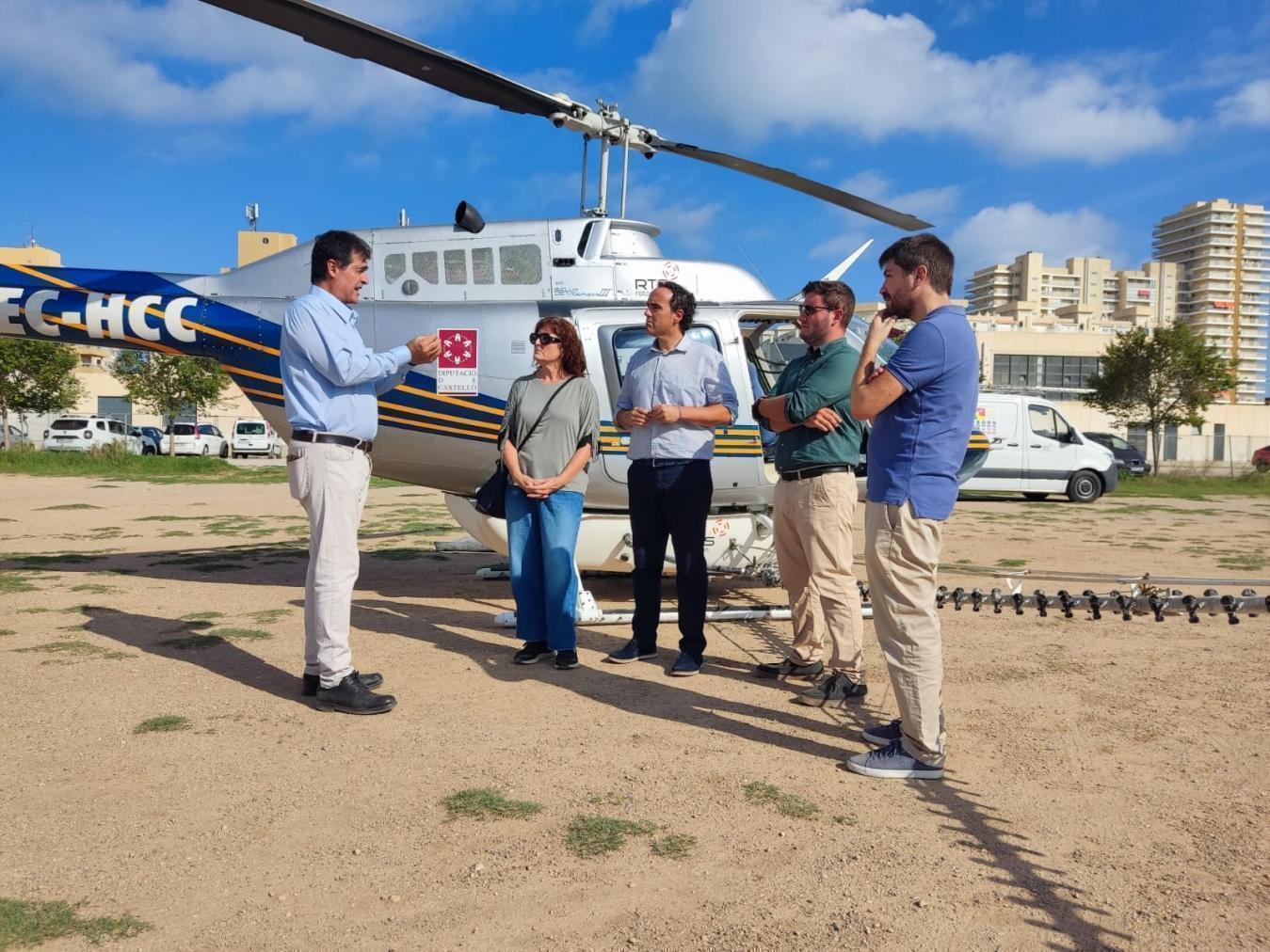 La Diputación de Castellón actúa contra los mosquitos por vía aérea