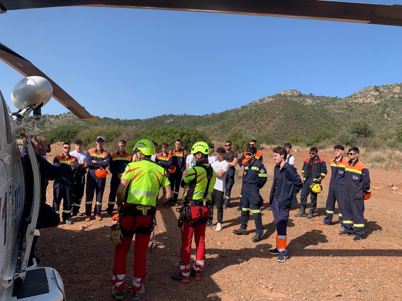 El Consorcio de Bomberos de la Diputación de Castellón forma a estudiantes de Ciclos Formativos en Emergencia y Protección Civil