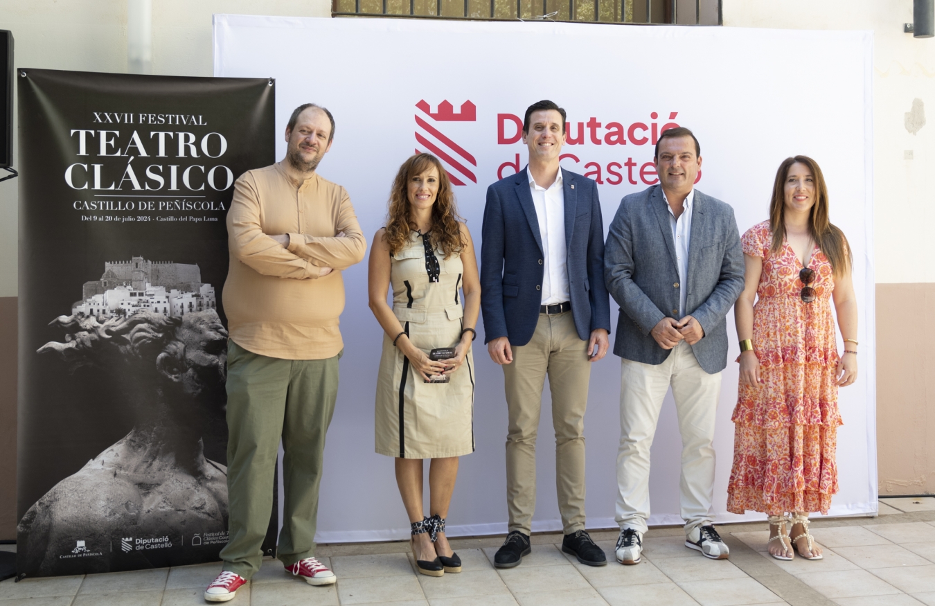 La Diputació de Castelló puja el teló de la XXVII edició del Festival de Teatre Clàssic Castell de Peníscola