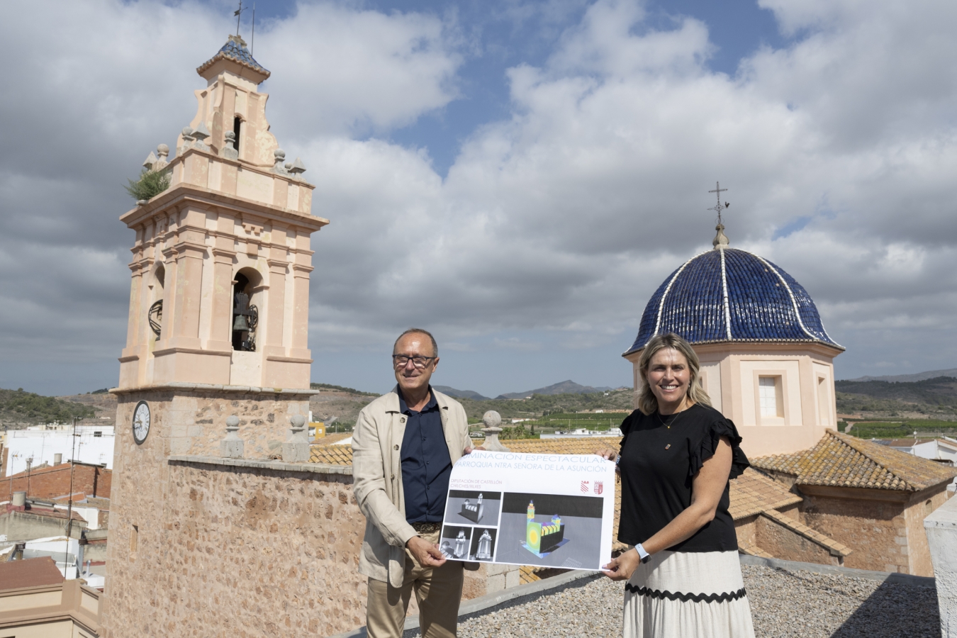 La Diputación de Castellón renovará la iluminación de la iglesia de la Asunción con motivo del 400 aniversario del hallazgo del Cristo de la Junquera, patrón del municipio