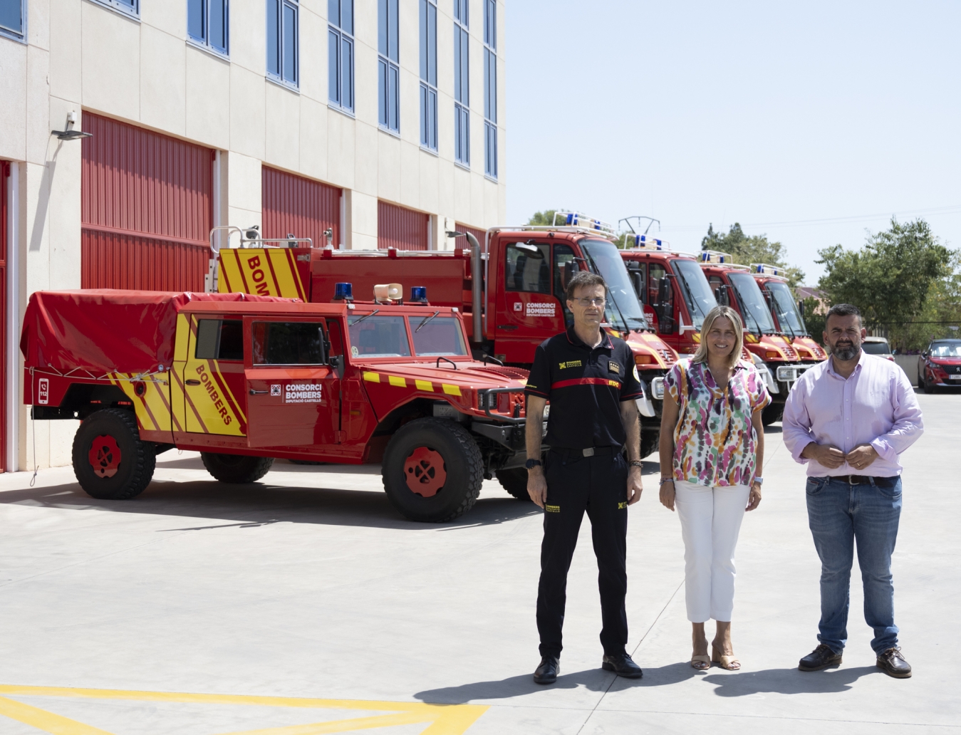 La Diputación de Castellón refuerza la flota de vehículos del Consorcio Provincial de Bomberos para seguir mejorando la capacidad de respuesta ante incendios