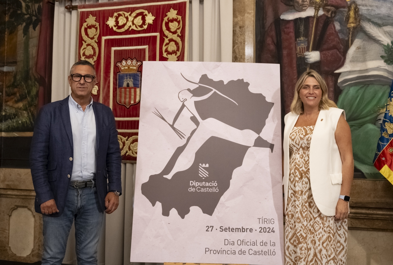 Marta Barrachina dona vida a la identitat de la nostra terra amb el nou cartell del Dia de la Província que “fusiona elements culturals i geogràfics”