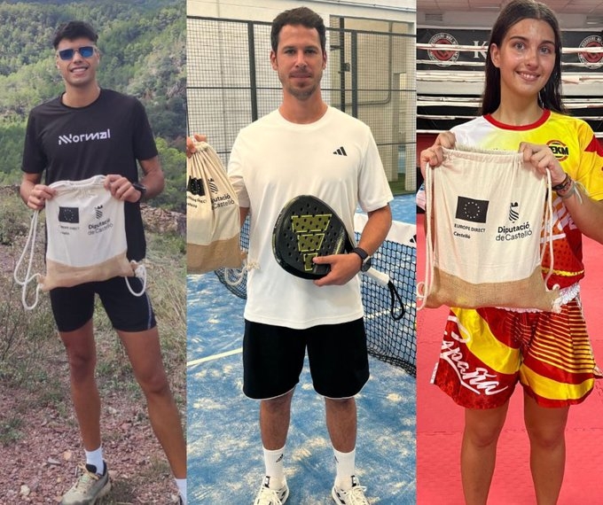 La Diputación de Castellón finaliza la campaña #PorUnaEuropaEnMovimiento con jóvenes deportistas para celebrar la Semana Europea del Deporte 2024