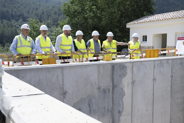 Marta Barrachina destaca el compromís de la Diputació per garantir la depuració d’aigües en tota la província amb 14 actuacions iniciades i la inversió de 9,6 milions d'euros